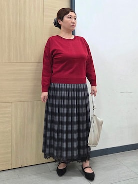 「grove（グローブ）のアイテム」を使った、にゃみさん（レディース・159cm）の秋コーディネート