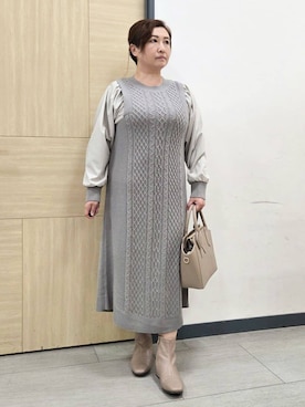 にゃみさん(レディース・159cm)の冬コーディネート