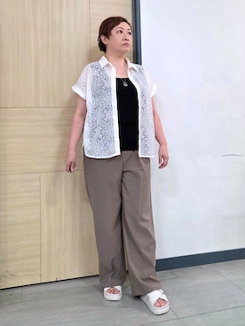 にゃみさん(レディース・159cm)の夏コーディネート