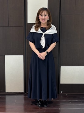 「Sunauna（スーナウーナ）のアイテム」を使った、Keiさん（レディース・150cm）の春コーディネート
