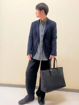 nerさん（メンズ・166cm）の冬コーディネート