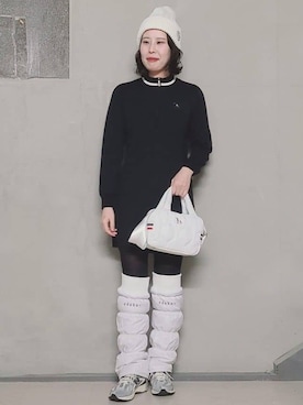 「adabat（アダバット）のアイテム」を使った、yumiさん（レディース・165cm）の冬コーディネート
