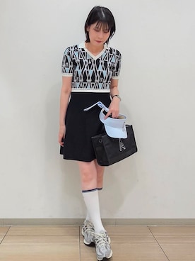 「ADABAT STREAM（アダバットストリーム）のアイテム」を使った、yumiさん（レディース・165cm）の夏コーディネート
