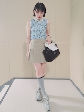 「adabat（アダバット）のアイテム」を使った、yumiさん（レディース・165cm）の春コーディネート