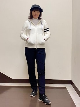 「adabat（アダバット）のアイテム」を使った、SALTさん（レディース・164cm）の秋コーディネート
