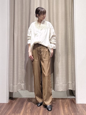 「grove（グローブ）のアイテム」を使った、okiさん（レディース・162cm）の春コーディネート