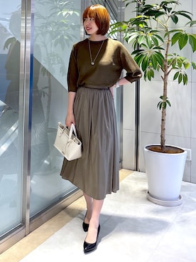 「UNTITLED（アンタイトル）のアイテム」を使った、yukaさん（レディース・170cm）の夏コーディネート