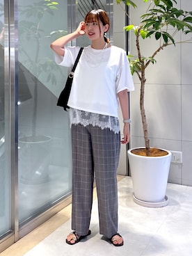 yukaさん（レディース・170cm）の夏コーディネート