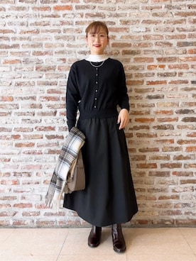 Yasucoさん(レディース・163cm)の冬コーディネート