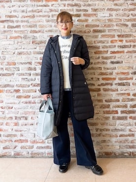 Yasucoさん（レディース・163cm）の冬コーディネート