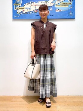 Yasucoさん（レディース・163cm）の夏コーディネート
