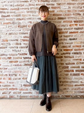 Yasucoさん（レディース・163cm）の秋コーディネート