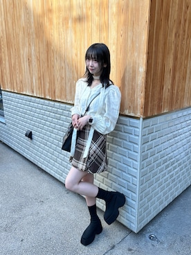 「MICHAEL KORS（マイケルコース）のアイテム」を使った、Sashaさん（レディース・160cm）の夏コーディネート
