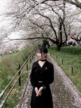 「GENERAL IDEA（ジェネラルアイデア）のアイテム」を使った、Sashaさん（レディース・160cm）の春コーディネート