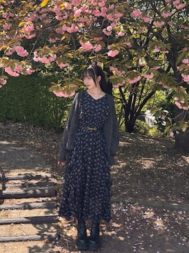 Sashaさん（レディース・160cm）の春コーディネート