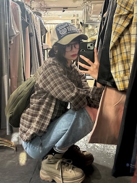 Sashaさん（レディース・160cm）の冬コーディネート