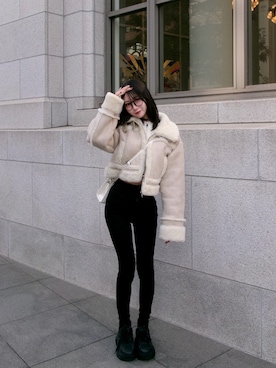 Sashaさん(レディース・161cm)の冬コーディネート
