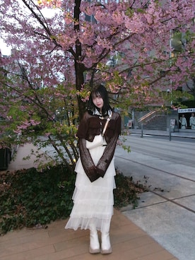 「31 Sons de mode（トランテアン　ソン　ドゥ　モード）のアイテム」を使った、Sashaさん（レディース・160cm）の春コーディネート