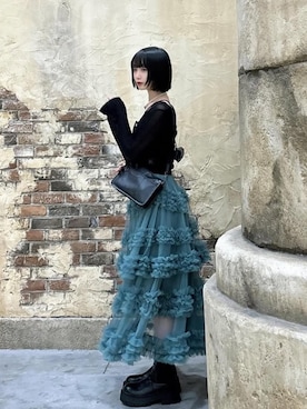 Sashaさん（レディース・160cm）の冬コーディネート