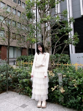 Sashaさん（レディース・160cm）の冬コーディネート