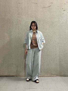 「Wrangler（ラングラー）のアイテム」を使った、ときさん（レディース・160cm）の春コーディネート