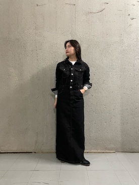 「adidas（アディダス）のadidas　SAMBA OG（スニーカー、ブラック系）」を使った、ときさん（レディース・160cm）の春コーディネート