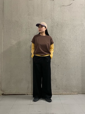 「FORK&SPOON（フォークアンドスプーン）のアイテム（トップス）」を使った、ときさん（レディース・160cm）の春コーディネート