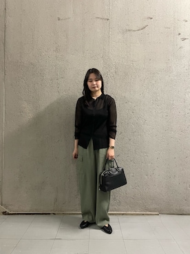 「URBAN RESEARCH DOORS（アーバンリサーチドアーズ）のシンガポールチェーンネックレス（ネックレス、シルバー系）」を使った、ときさん（レディース・160cm）の春コーディネート