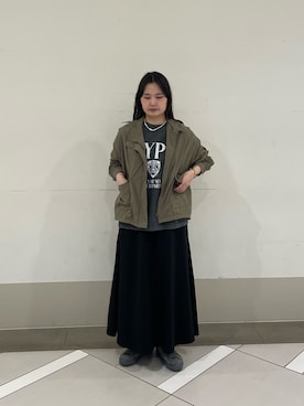 「GOOD ROCK SPEED（グッドロックスピード）のアイテム」を使った、ときさん（レディース・160cm）の春コーディネート