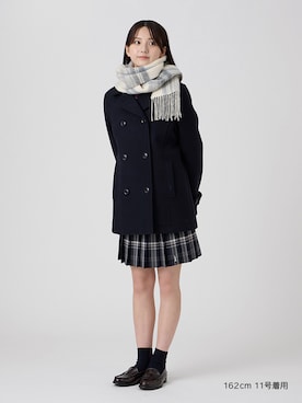 「アイテム（ダッフルコート、ブルー系）」を使った、EASTBOY 2さん（レディース・162cm）の秋コーディネート