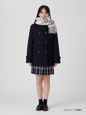 「アイテム（ダッフルコート、ブルー系）」を使った、EASTBOY 2さん（レディース・162cm）の秋コーディネート