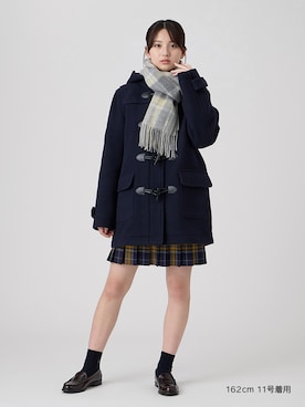 「アイテム（ダッフルコート、ブルー系）」を使った、EASTBOY 2さん（レディース・162cm）の秋コーディネート