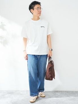 「B.C STOCK（ベーセーストック）のアイテム」を使った、JIMINさん（メンズ・177cm）の夏コーディネート