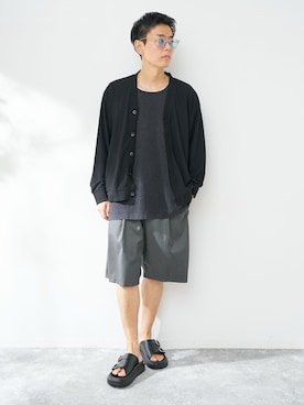 「B.C STOCK（ベーセーストック）のアイテム」を使った、JIMINさん（メンズ・177cm）の夏コーディネート