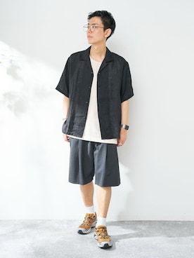 「B.C STOCK（ベーセーストック）のアイテム」を使った、JIMINさん（メンズ・177cm）の夏コーディネート