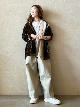 「JOURNAL STANDARD LUXE（ジャーナルスタンダード　ラックス）のアイテム」を使った、OEさん（レディース・161cm）の夏コーディネート