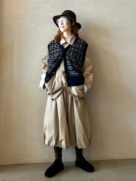 「JOURNAL STANDARD LUXE（ジャーナルスタンダード　ラックス）のアイテム」を使った、OEさん（レディース・161cm）の秋コーディネート