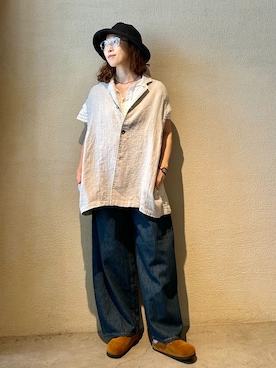 「JOURNAL STANDARD LUXE（ジャーナルスタンダード　ラックス）のアイテム」を使った、OEさん（レディース・161cm）の夏コーディネート
