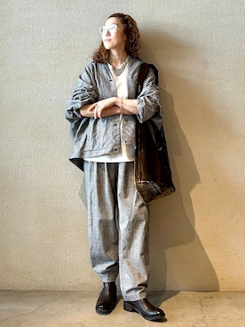 「JOURNAL STANDARD LUXE（ジャーナルスタンダード　ラックス）のアイテム」を使った、OEさん（レディース・161cm）の夏コーディネート