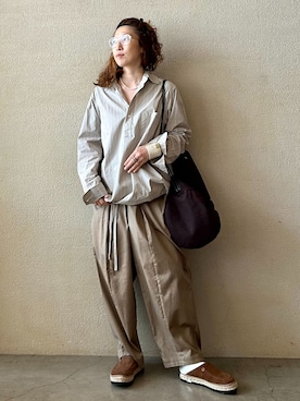 「JOURNAL STANDARD LUXE（ジャーナルスタンダード　ラックス）のアイテム」を使った、OEさん（レディース・161cm）の夏コーディネート