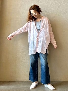 「JOURNAL STANDARD LUXE（ジャーナルスタンダード　ラックス）のアイテム」を使った、OEさん（レディース・161cm）の夏コーディネート