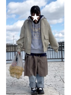 mizuponさん（レディース・153cm）の冬コーディネート