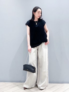 「Luv Aj（ラブエージェー）のアイテム」を使った、chikaさん（レディース・154cm）の春コーディネート