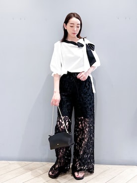 「CAMINANDO（カミナンド）のアイテム」を使った、chikaさん（レディース・154cm）の春コーディネート