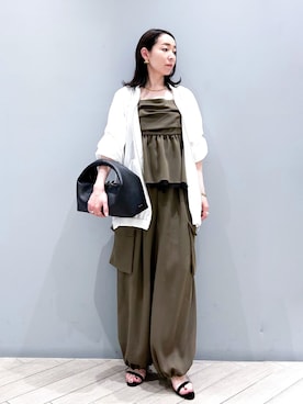 「Luv Aj（ラブエージェー）のアイテム」を使った、chikaさん（レディース・154cm）の春コーディネート