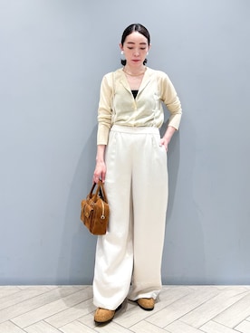 「CAMINANDO（カミナンド）のアイテム」を使った、chikaさん（レディース・154cm）の春コーディネート