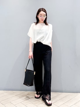 「CAMINANDO（カミナンド）のアイテム」を使った、chikaさん（レディース・154cm）の春コーディネート