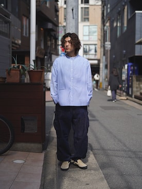 「Buzz Rickson's（バズリクソンズ）のアイテム」を使った、Kōmaさん（メンズ・178cm）の春コーディネート