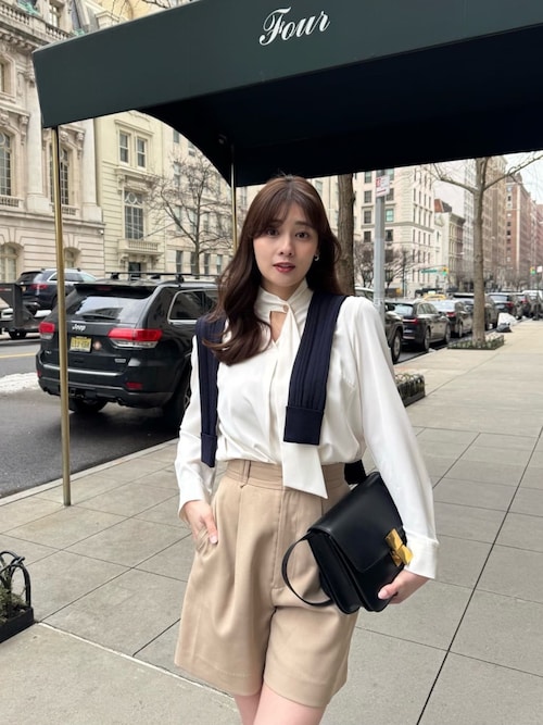 Long Tie Slit Blouse（シャツ/ブラウス）｜Her lip to（ハーリップ