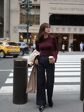 Her lip toさん（レディース・164cm）の秋コーディネート
